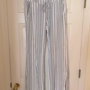 Bella Dahl Linen Pants with Side Slit